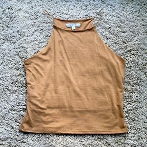 Camel color tank top